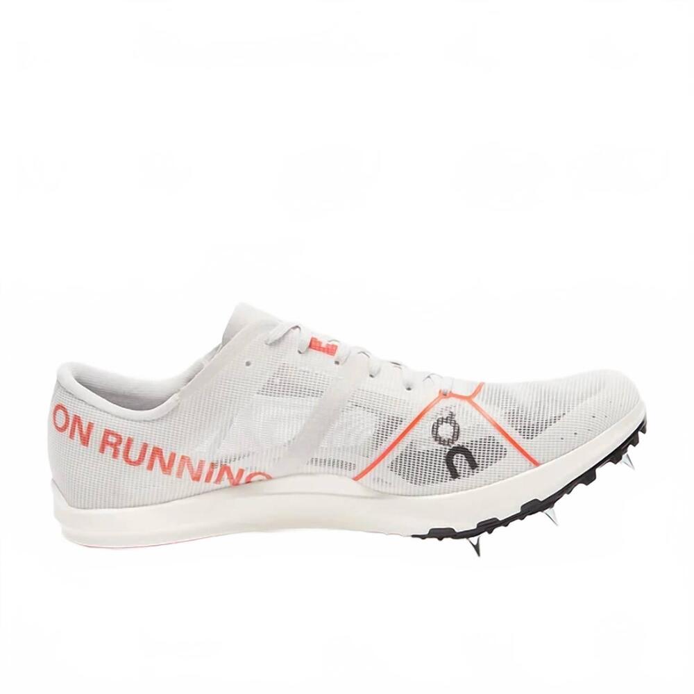 NEW ON men's cloudspike xc running shoes in frost white